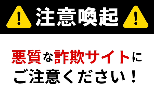 重要なお知らせ＞悪質な詐欺サイトにご注意ください！ ｜最新情報｜株式